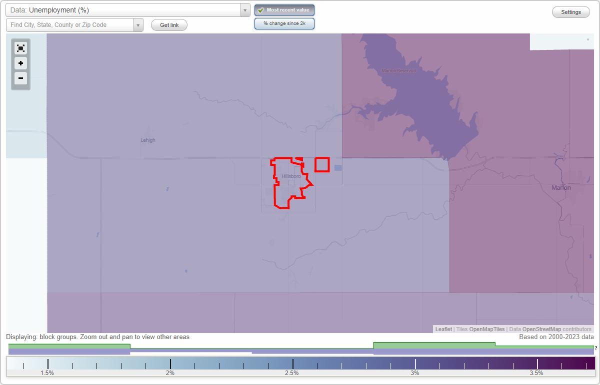 Work and Jobs in Hillsboro, Kansas (KS) Detailed Stats Occupations