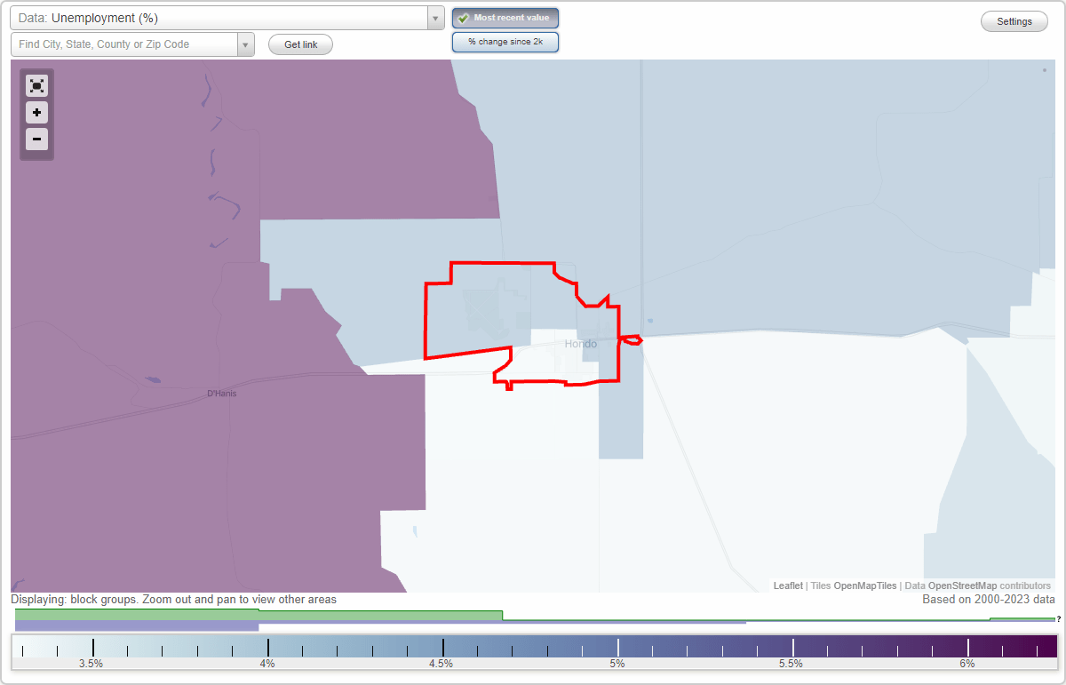 Work and Jobs in Hondo, Texas (TX) Detailed Stats Occupations