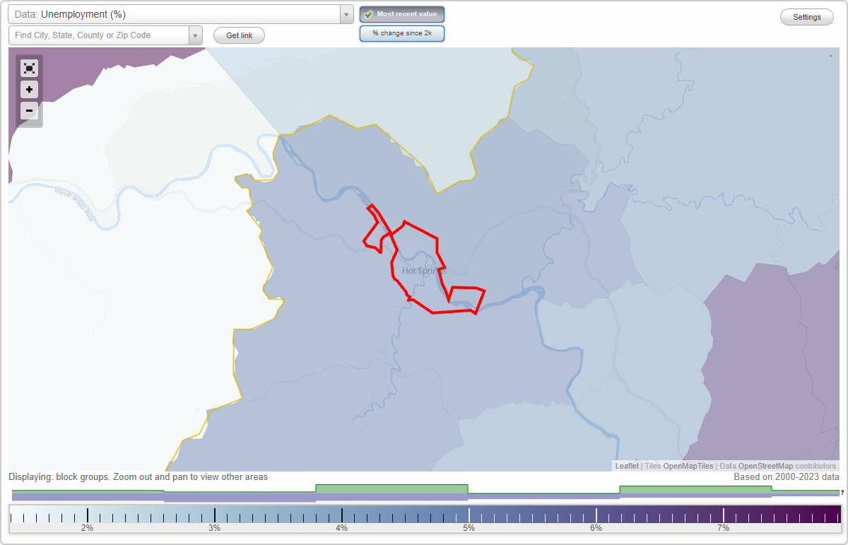 Work and Jobs in Hot Springs, North Carolina (NC) Detailed Stats