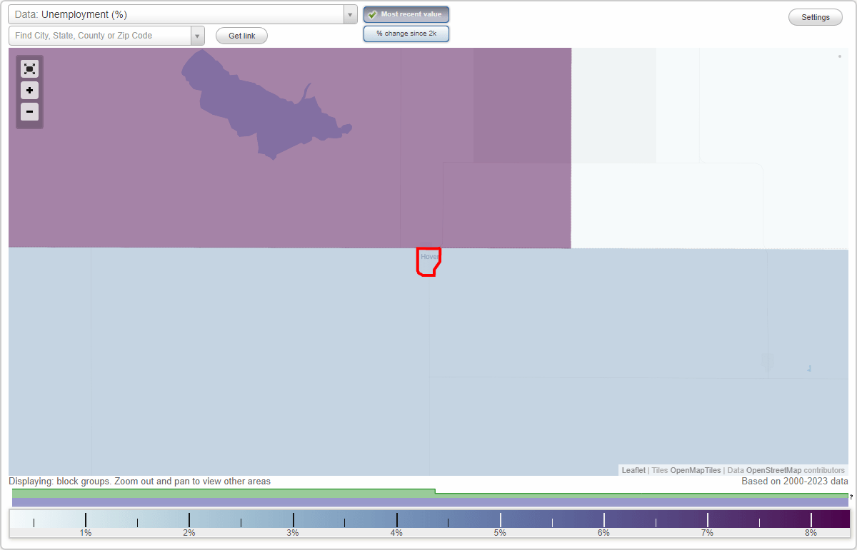 Work and Jobs in Hoven, South Dakota (SD) Detailed Stats Occupations