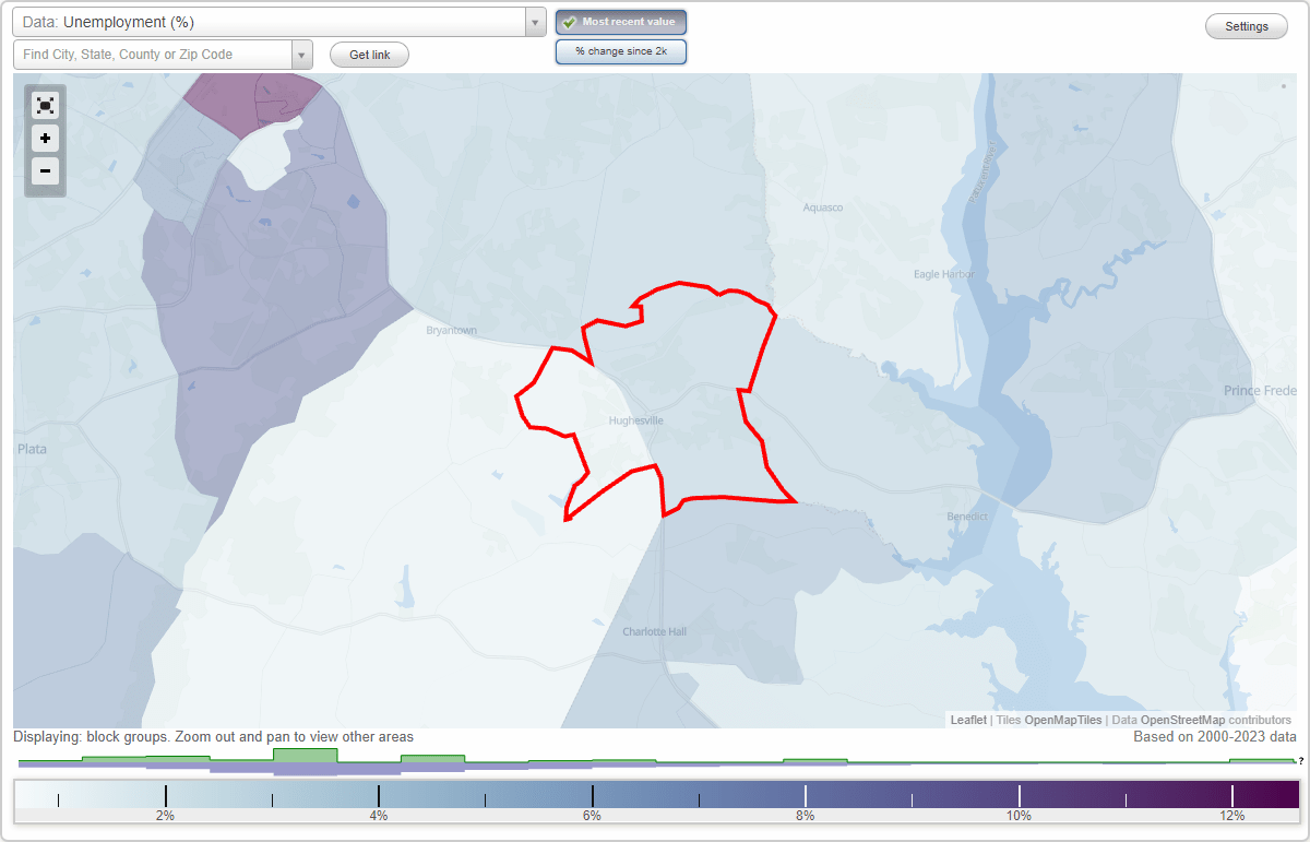 Work and Jobs in Hughesville, Maryland (MD) Detailed Stats Occupations