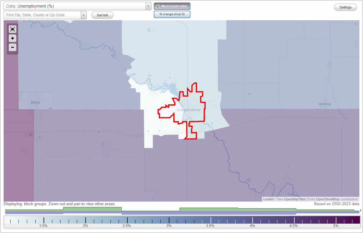 Work and Jobs in Independence, Iowa (IA) Detailed Stats Occupations