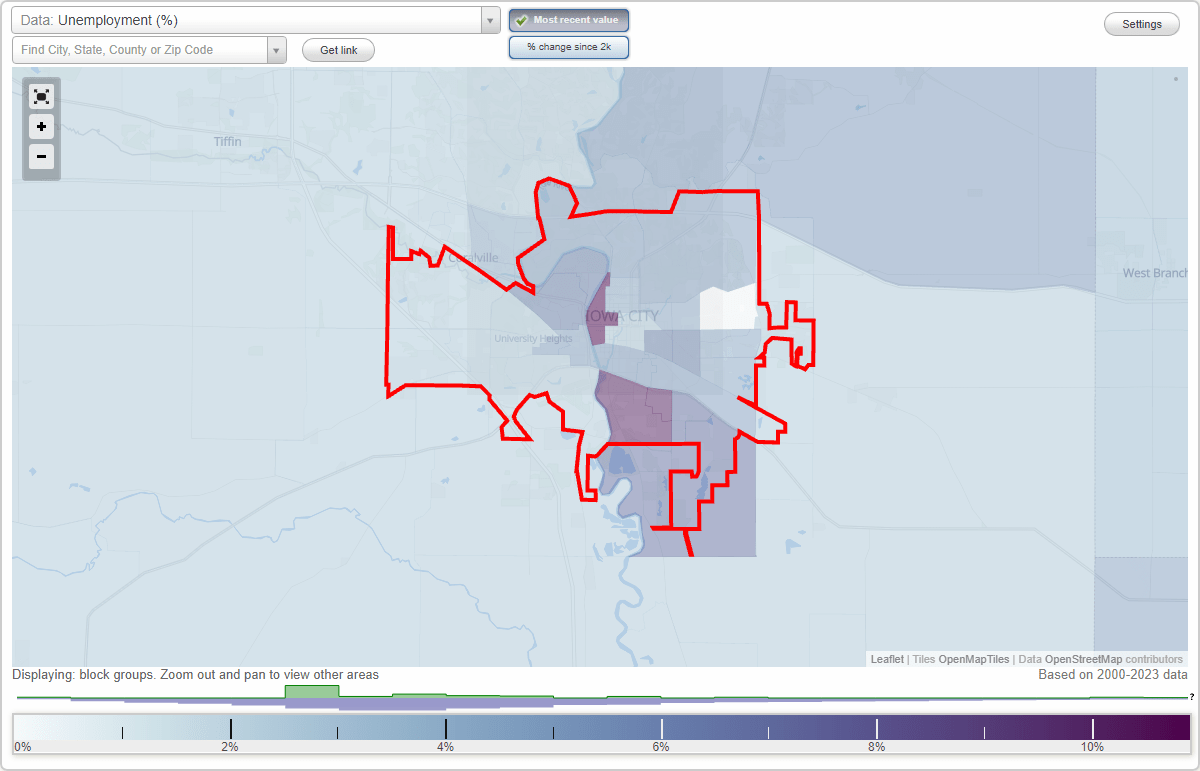 Work and Jobs in Iowa City, Iowa (IA) Detailed Stats Occupations
