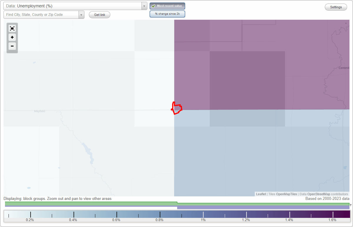 Work and Jobs in Irene, South Dakota (SD) Detailed Stats Occupations