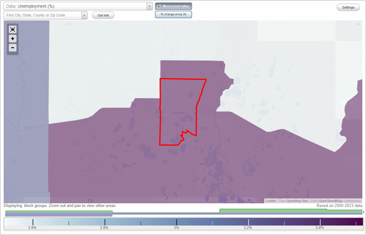 Work and Jobs in Iron River, Wisconsin (WI) Detailed Stats Occupations