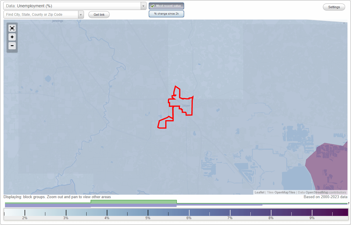 Work and Jobs in Jasper, Florida (FL) Detailed Stats Occupations