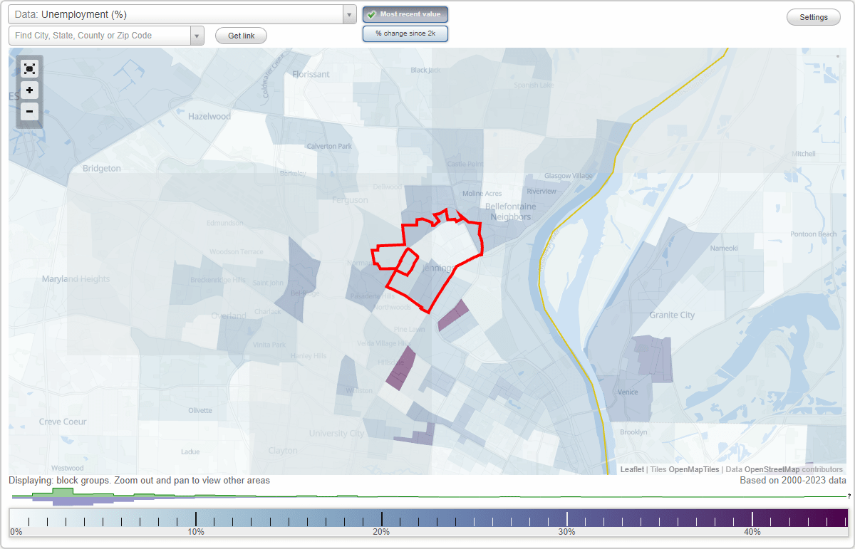 Work and Jobs in Jennings, Missouri (MO) Detailed Stats Occupations