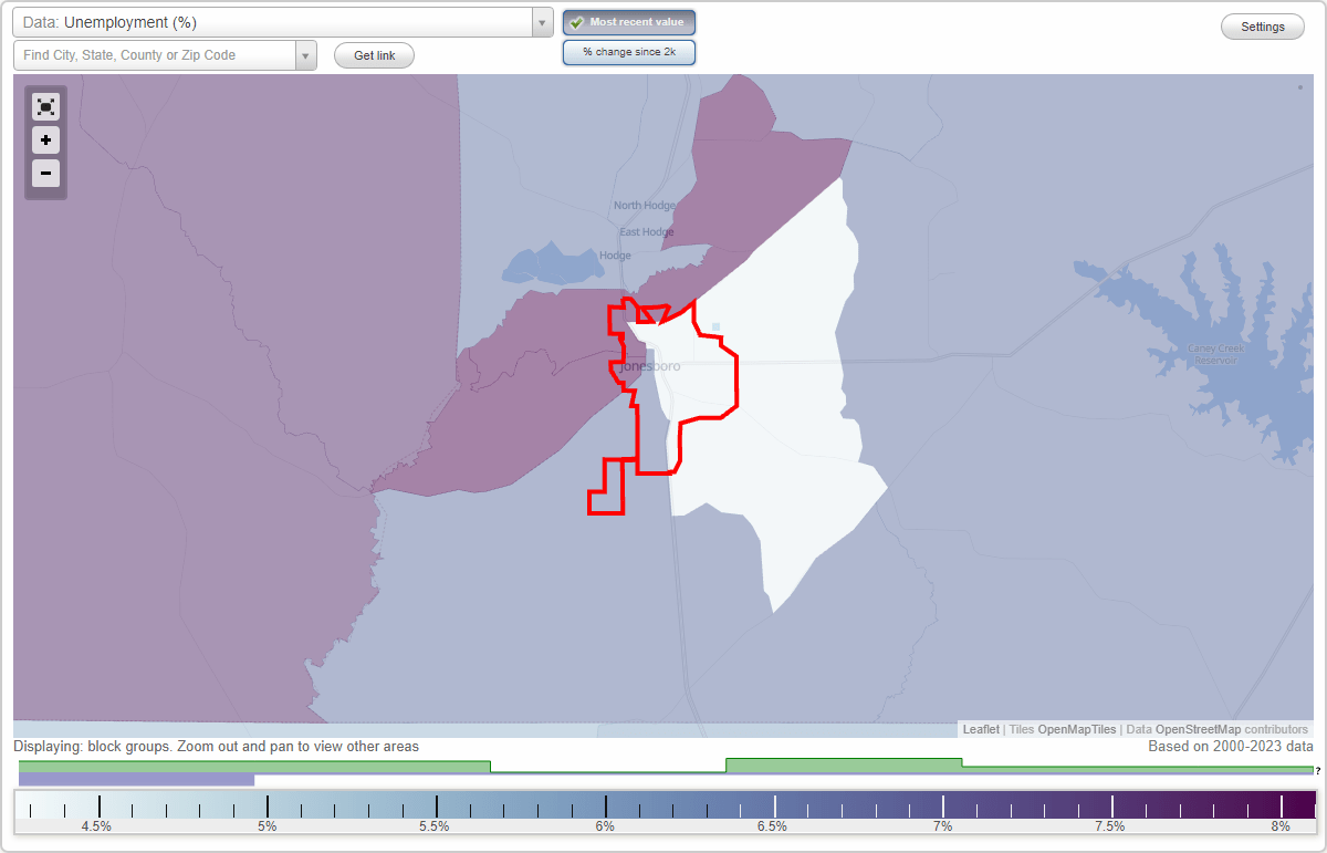 Work and Jobs in Jonesboro, Louisiana (LA) Detailed Stats Occupations