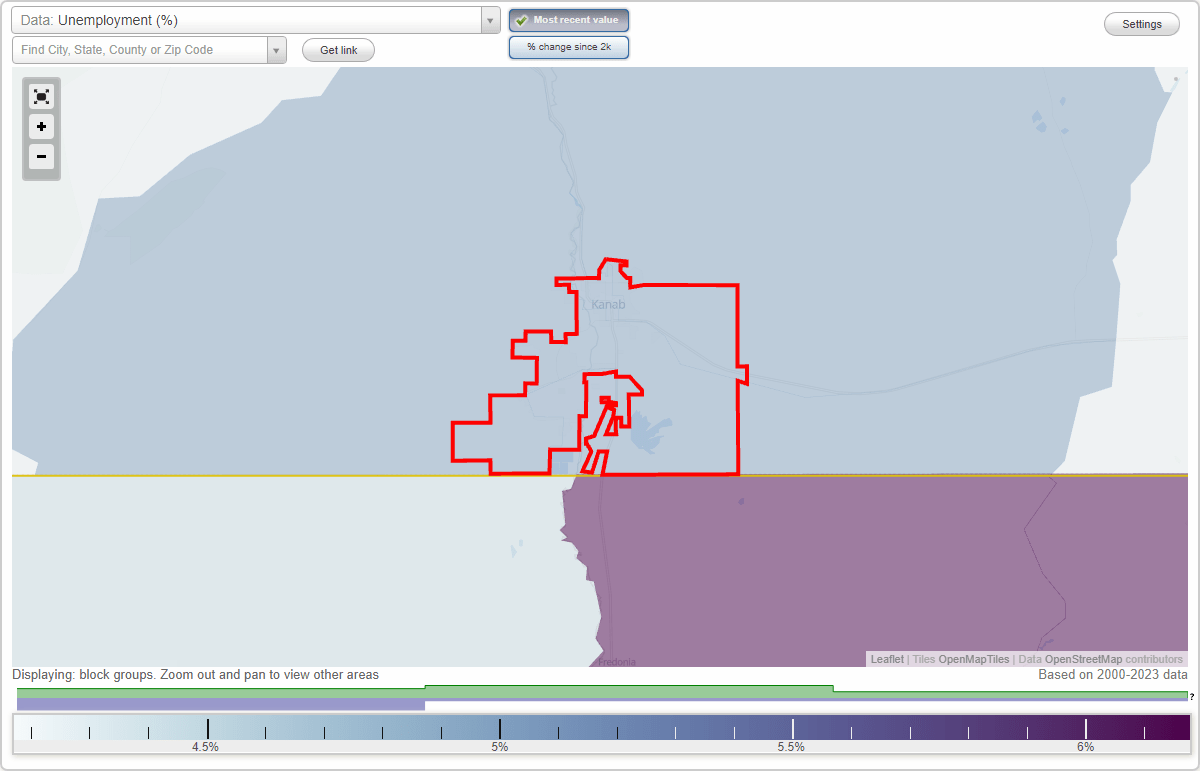 Work and Jobs in Kanab, Utah (UT) Detailed Stats Occupations