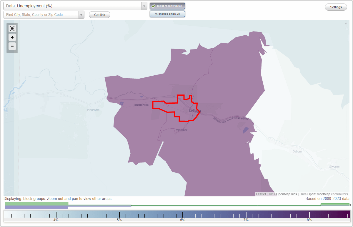 Work and Jobs in Kellogg, Idaho (ID) Detailed Stats Occupations