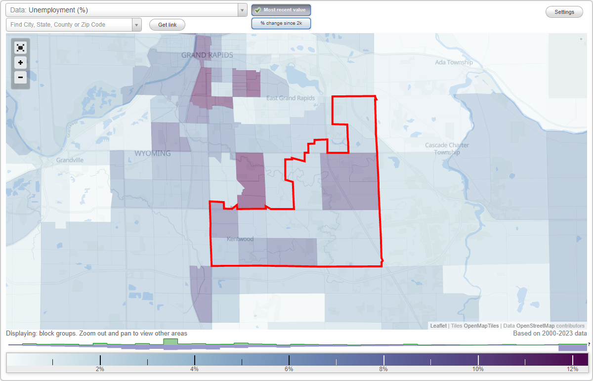 Work and Jobs in Kentwood, Michigan (MI) Detailed Stats Occupations