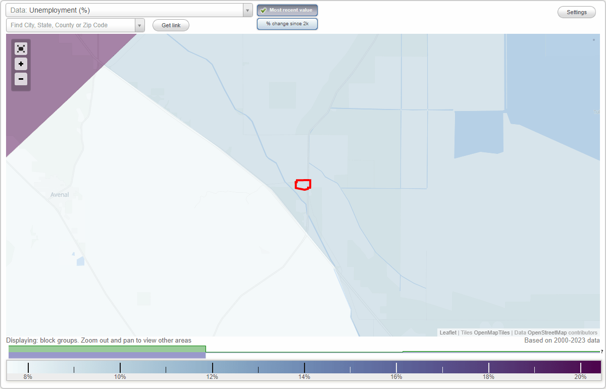 Work and Jobs in Kettleman City, California (CA) Detailed Stats