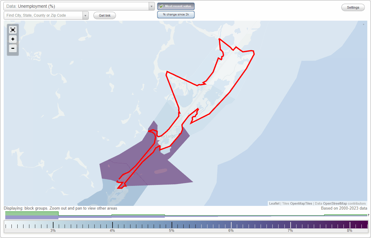 Work and Jobs in Key Largo, Florida (FL) Detailed Stats Occupations