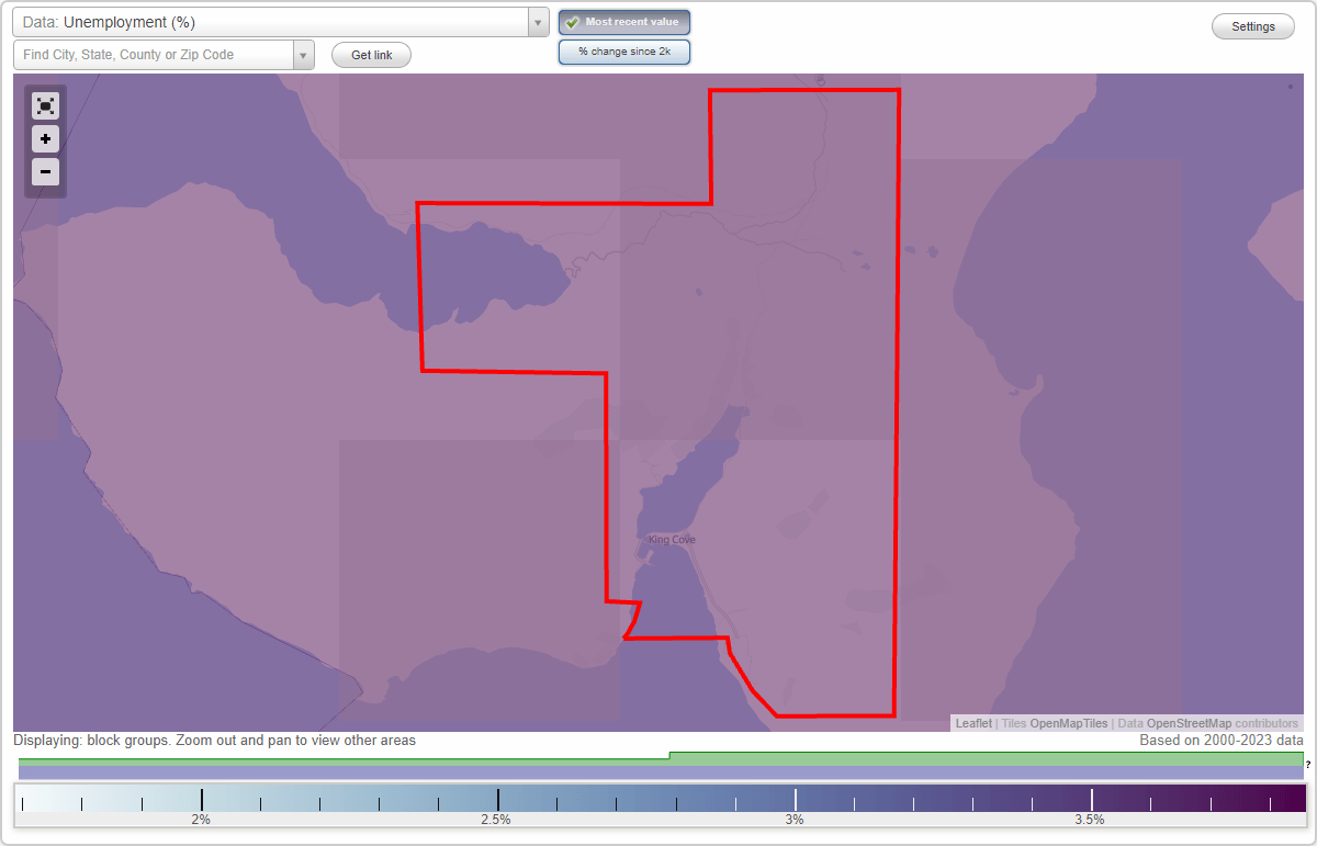 Work and Jobs in King Cove, Alaska (AK) Detailed Stats Occupations