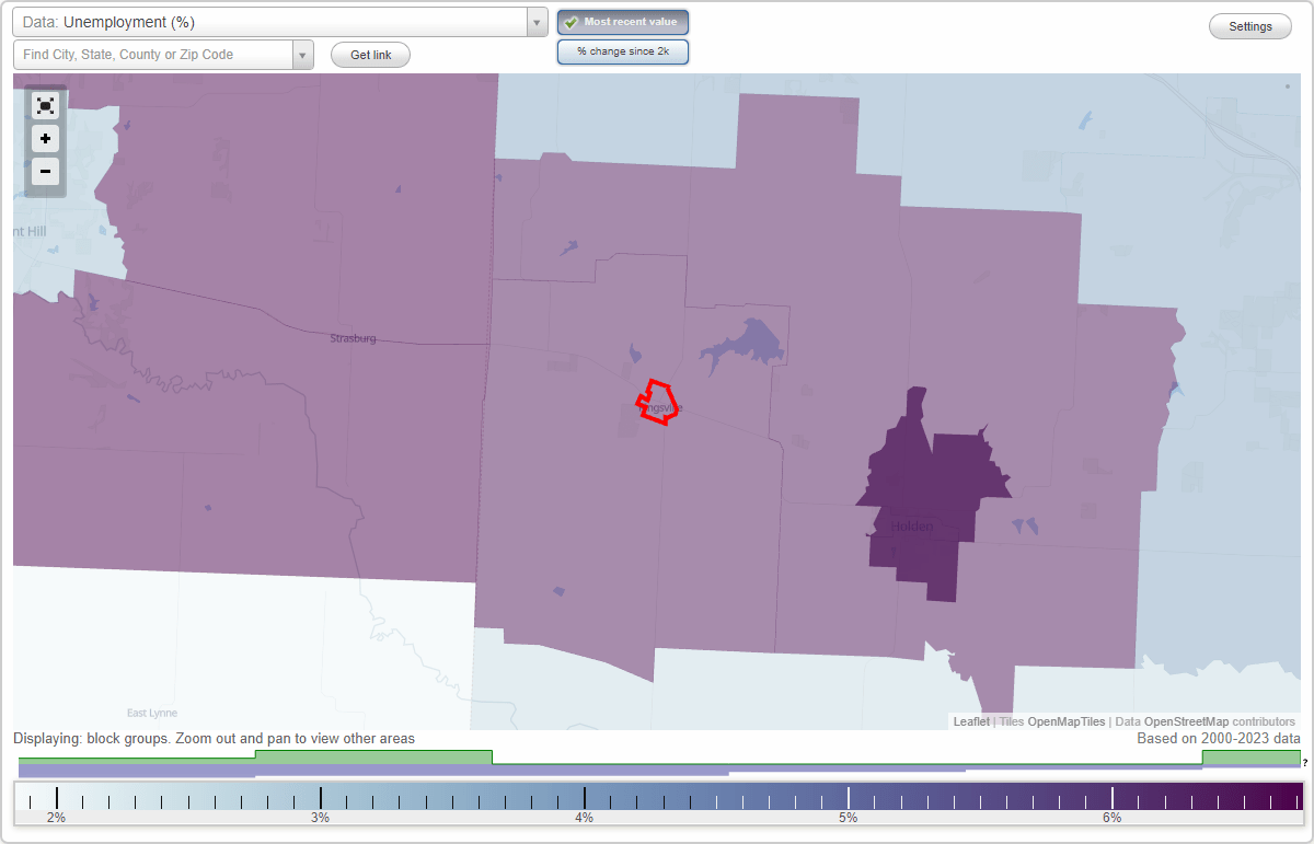 Work and Jobs in Kingsville, Missouri (MO) Detailed Stats Occupations