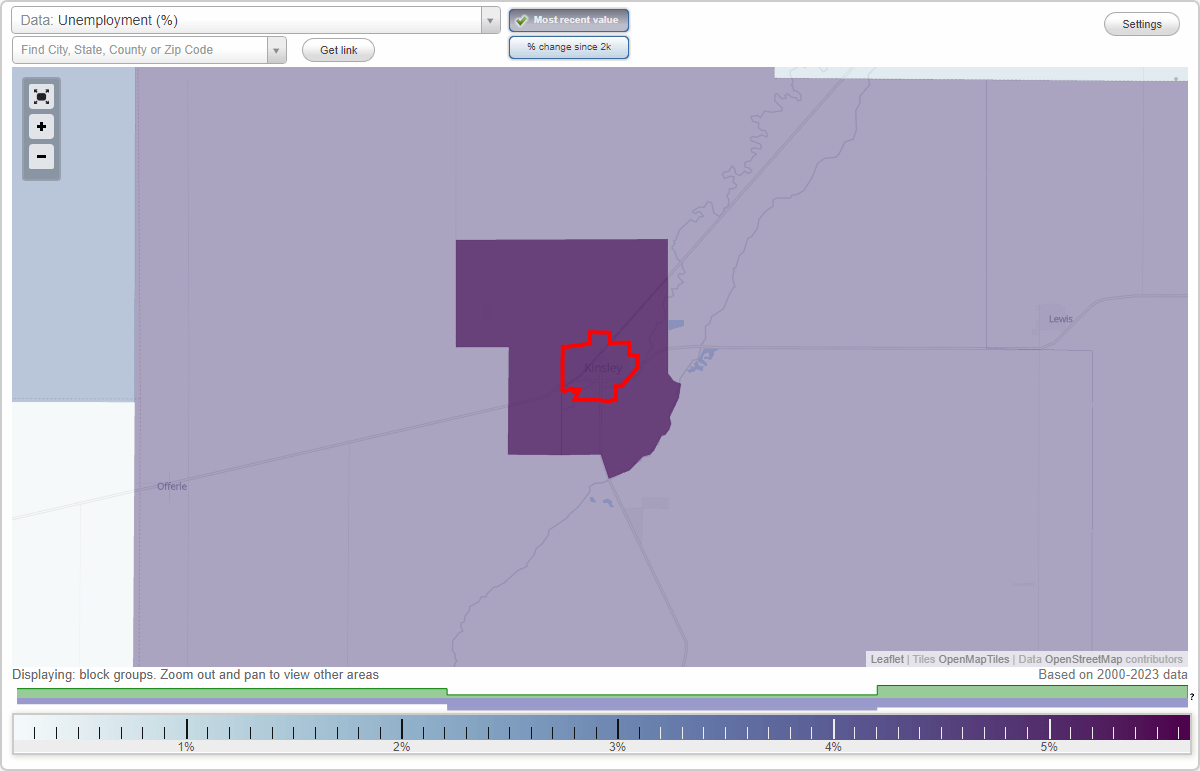 Work and Jobs in Kinsley, Kansas (KS) Detailed Stats Occupations