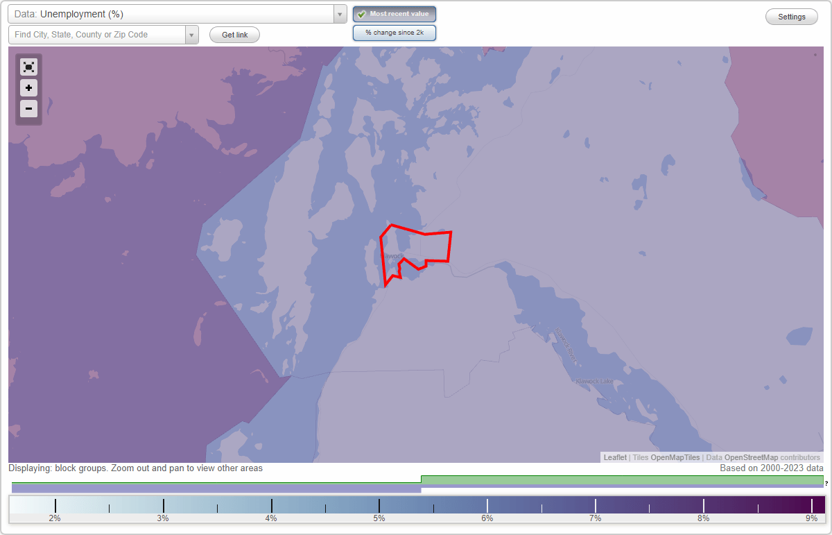Work and Jobs in Klawock, Alaska (AK) Detailed Stats Occupations