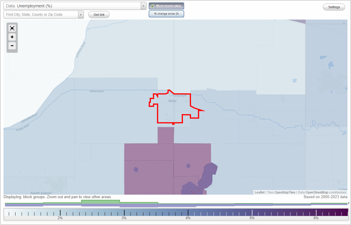 Work and Jobs in Knox, Indiana (IN) Detailed Stats Occupations