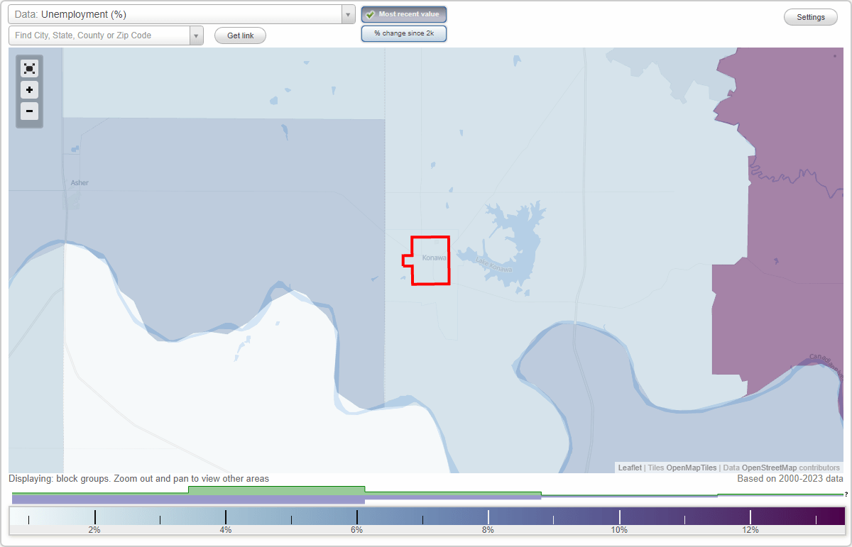 Work and Jobs in Konawa, Oklahoma (OK) Detailed Stats Occupations