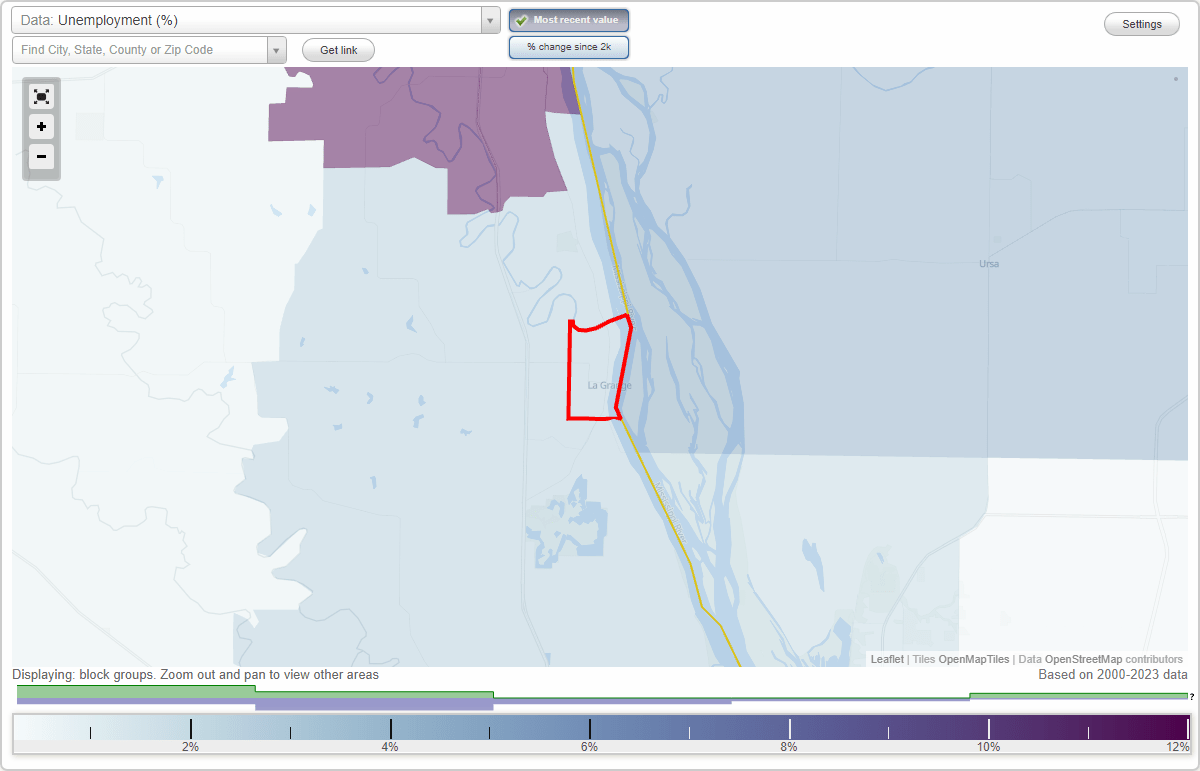 Work and Jobs in La Grange, Missouri (MO) Detailed Stats Occupations