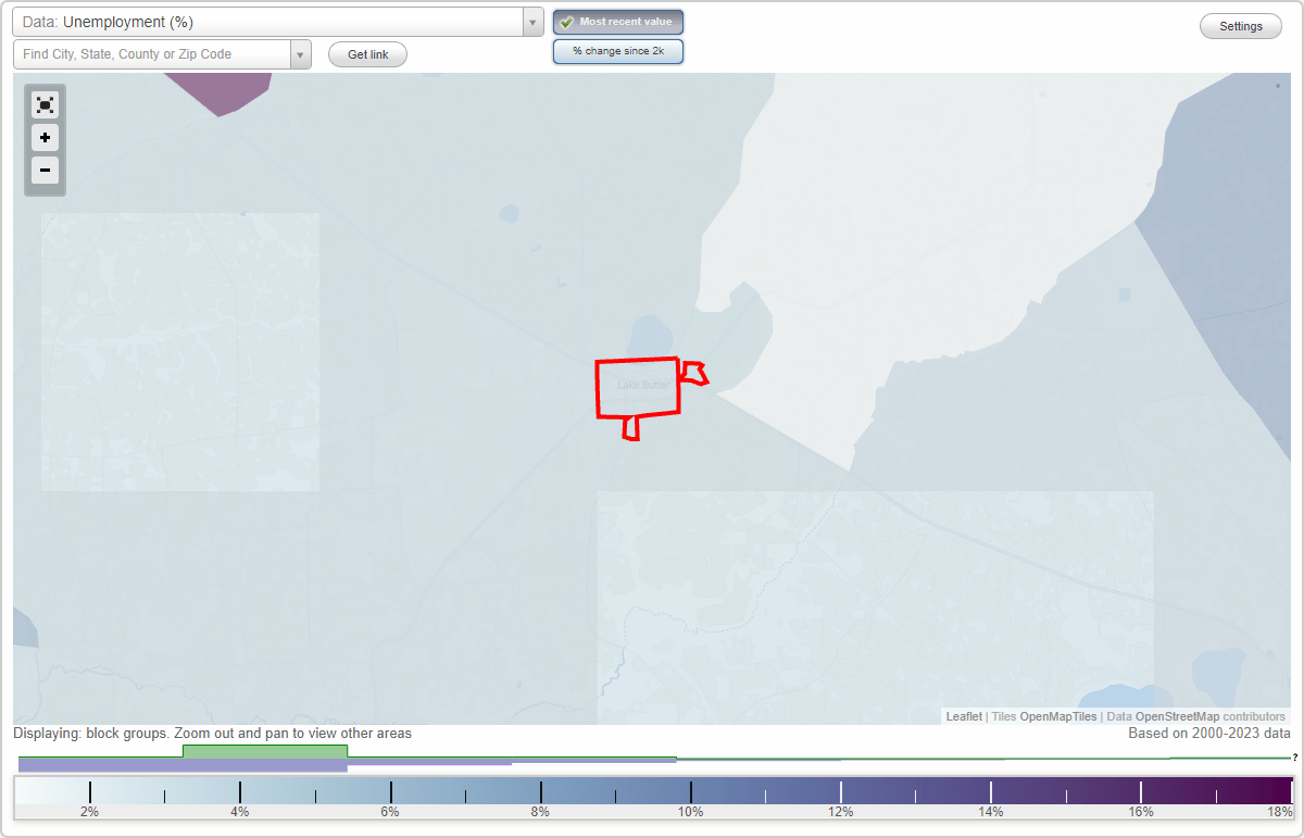 Work and Jobs in Lake Butler, Florida (FL) Detailed Stats Occupations