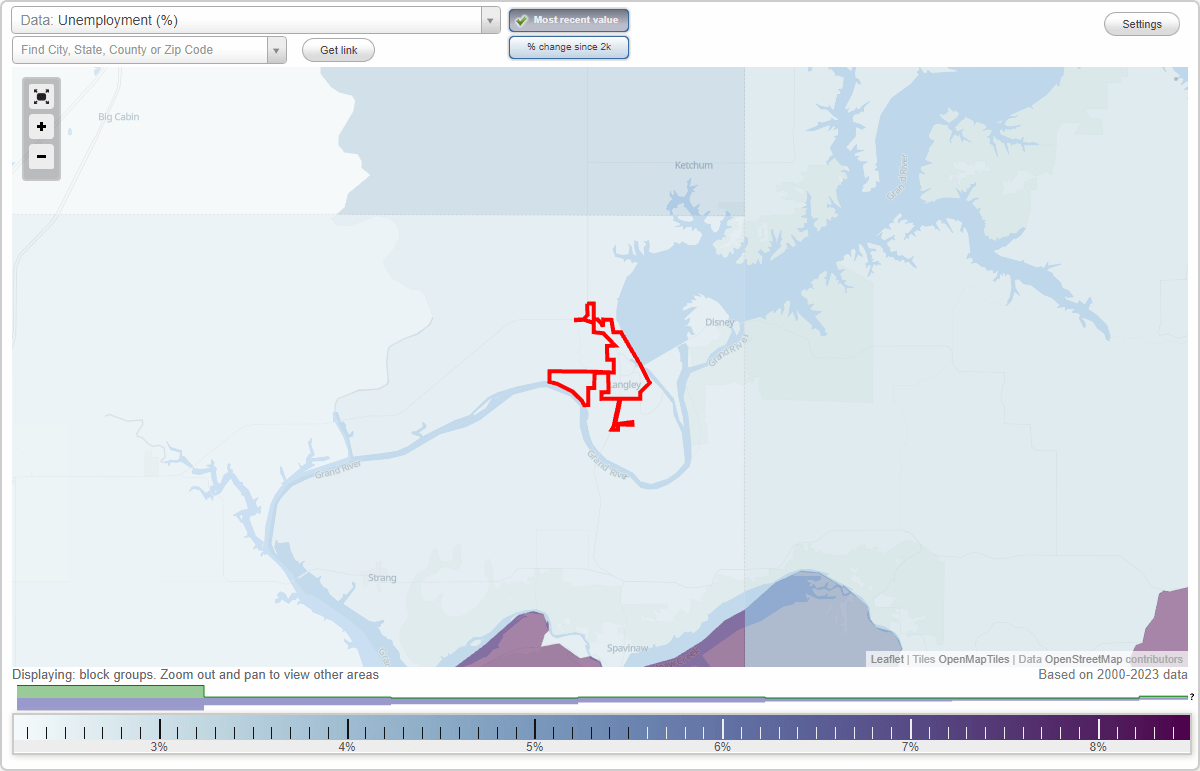 Work and Jobs in Langley, Oklahoma (OK) Detailed Stats Occupations