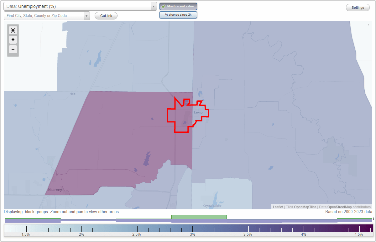 Work and Jobs in Lawson, Missouri (MO) Detailed Stats Occupations