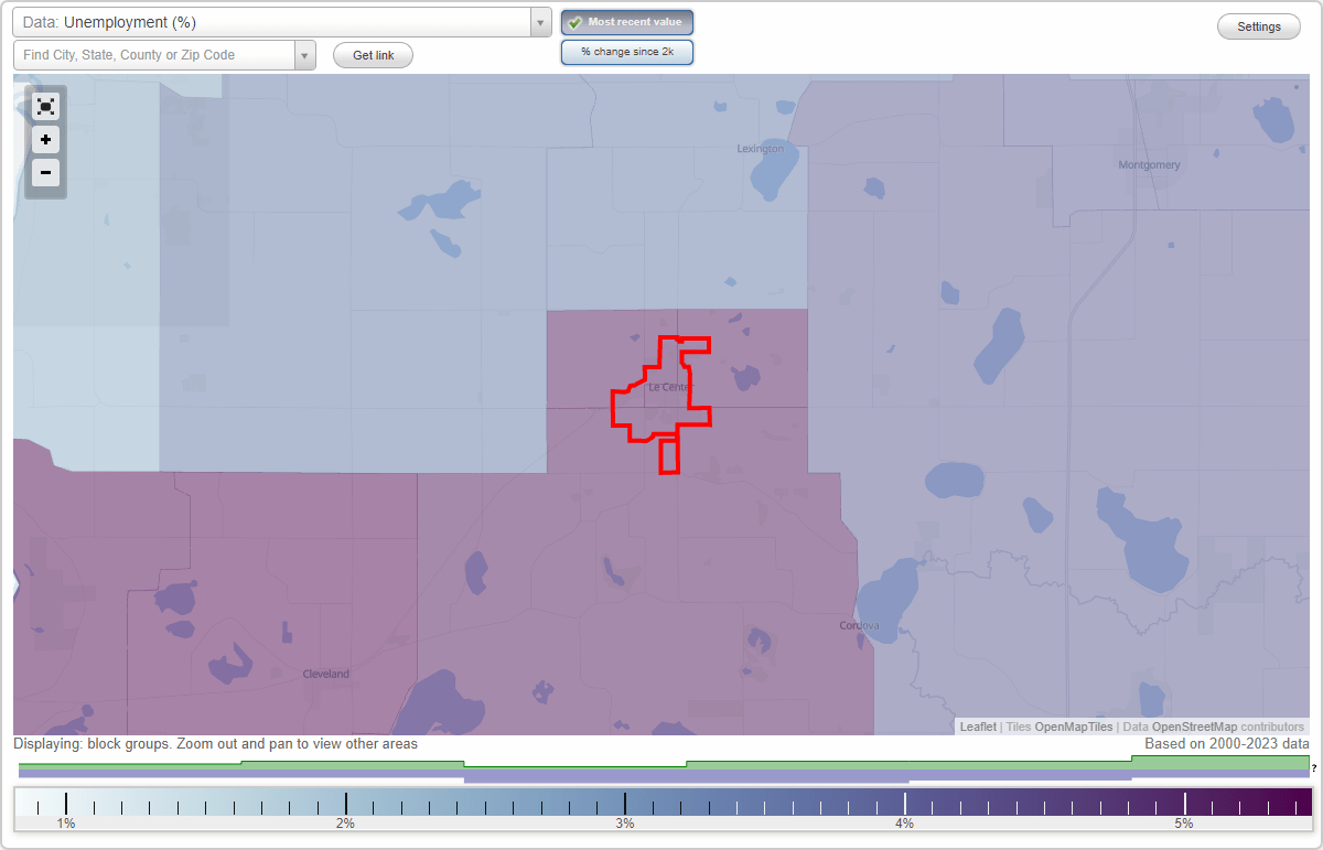Work and Jobs in Le Center, Minnesota (MN) Detailed Stats Occupations