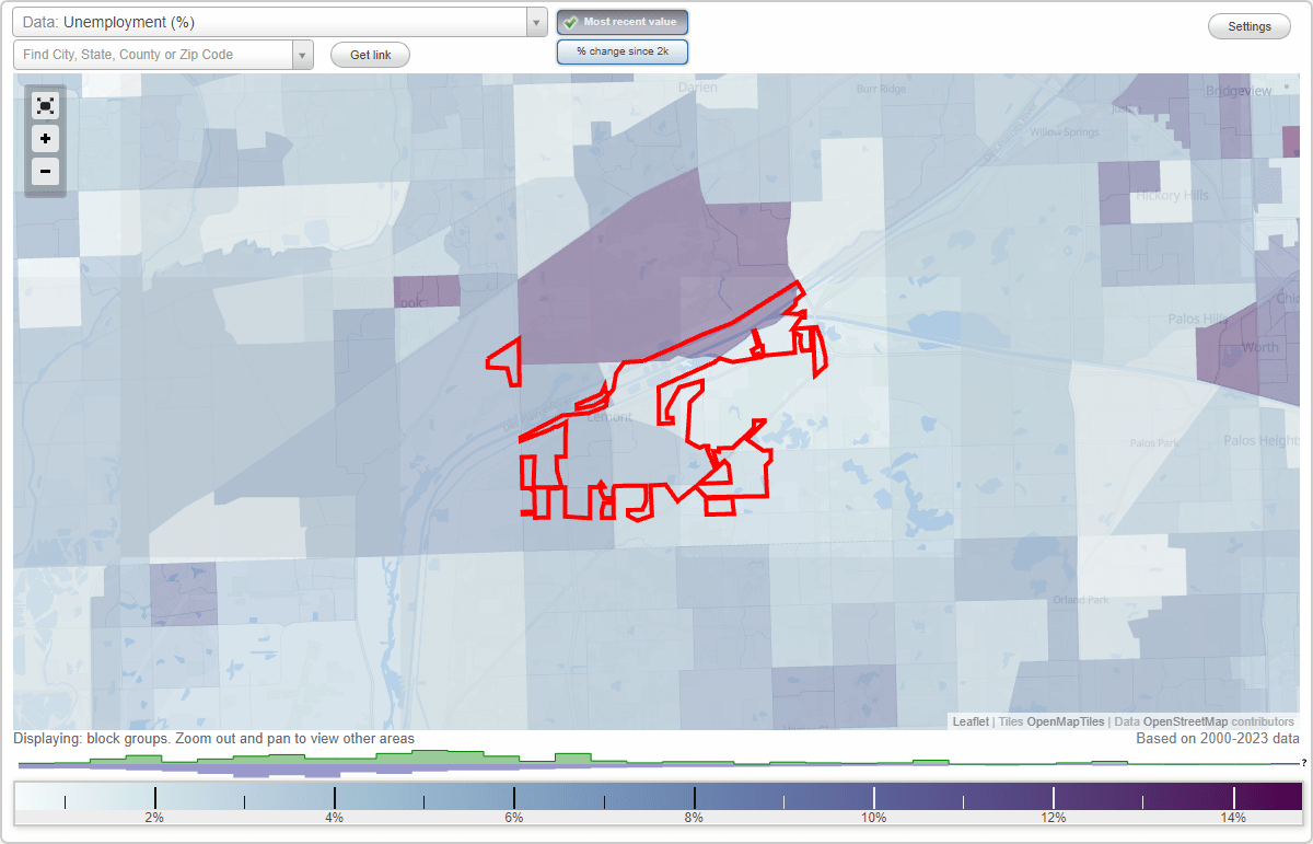 Work and Jobs in Lemont, Illinois (IL) Detailed Stats Occupations