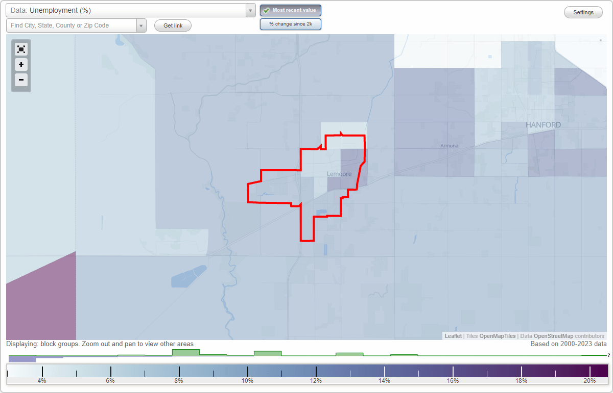 Work and Jobs in Lemoore, California (CA) Detailed Stats Occupations
