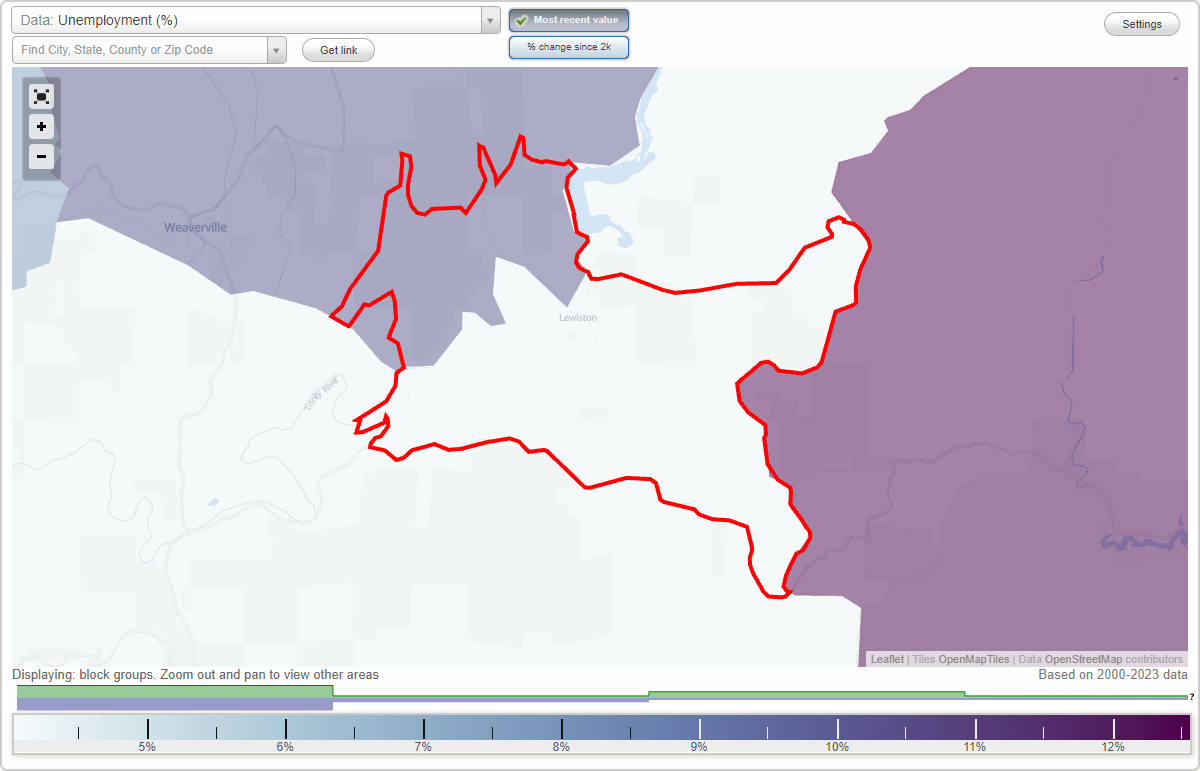 Work and Jobs in Lewiston, California (CA) Detailed Stats Occupations