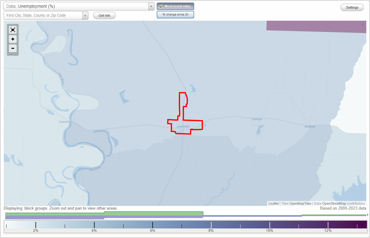 Work and Jobs in Lewisville, Arkansas (AR) Detailed Stats Occupations