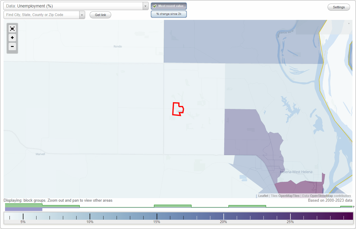 Work and Jobs in Lexa, Arkansas (AR) Detailed Stats Occupations