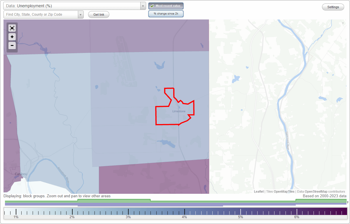 Work and Jobs in Limestone, Maine (ME) Detailed Stats Occupations