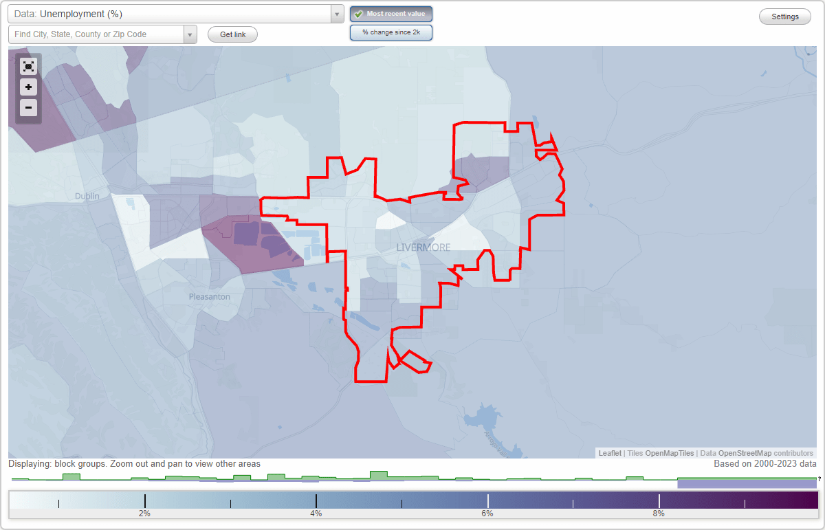 Work and Jobs in Livermore, California (CA) Detailed Stats Occupations