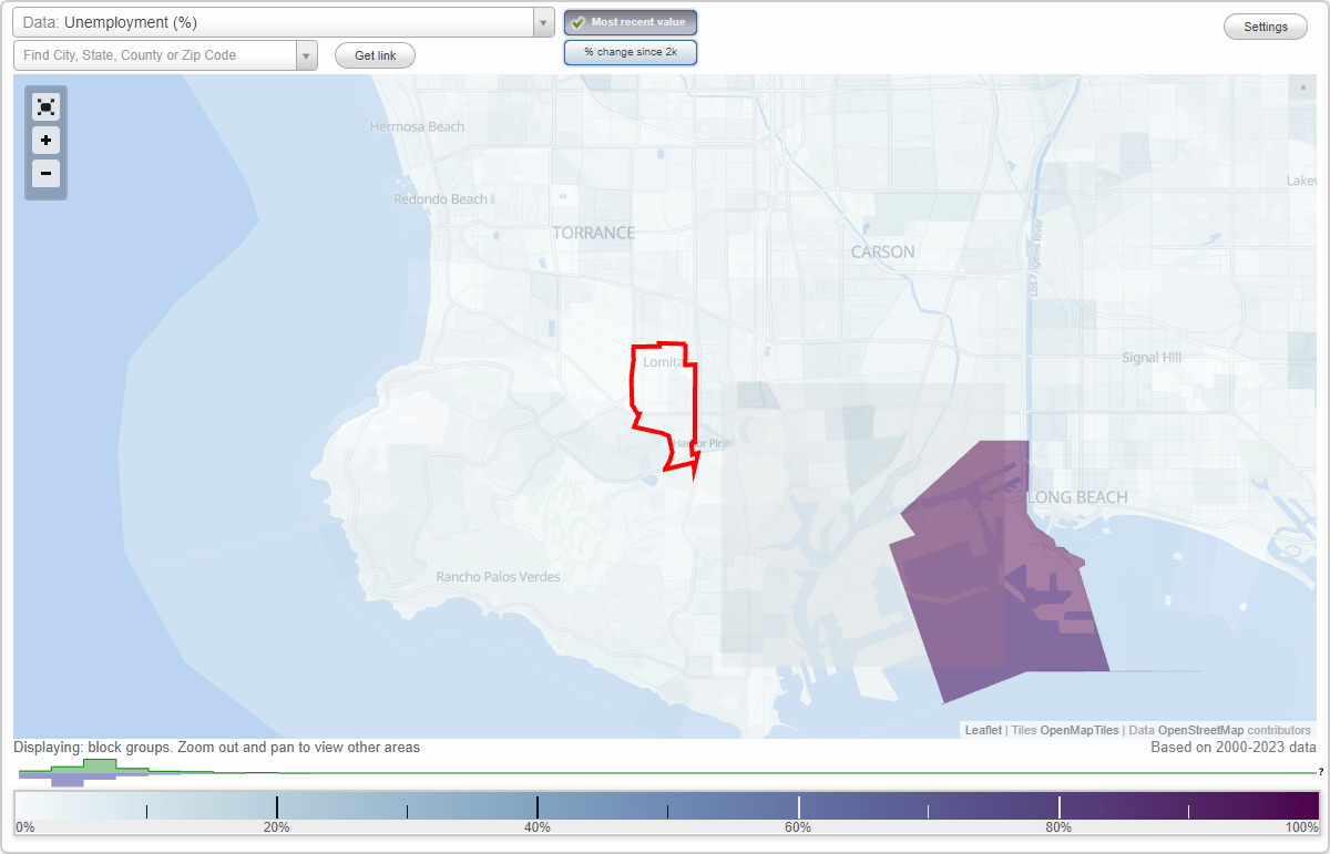 Work and Jobs in Lomita, California (CA) Detailed Stats Occupations