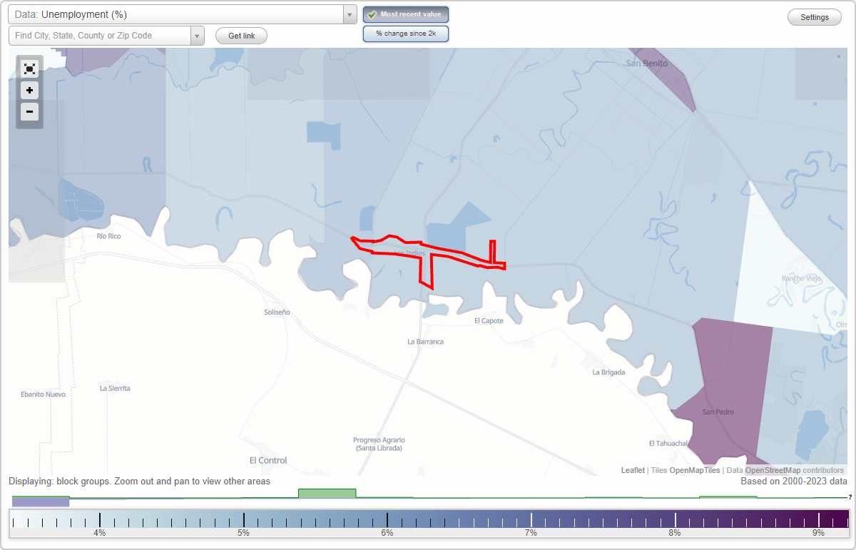 Work and Jobs in Los Indios, Texas (TX) Detailed Stats Occupations