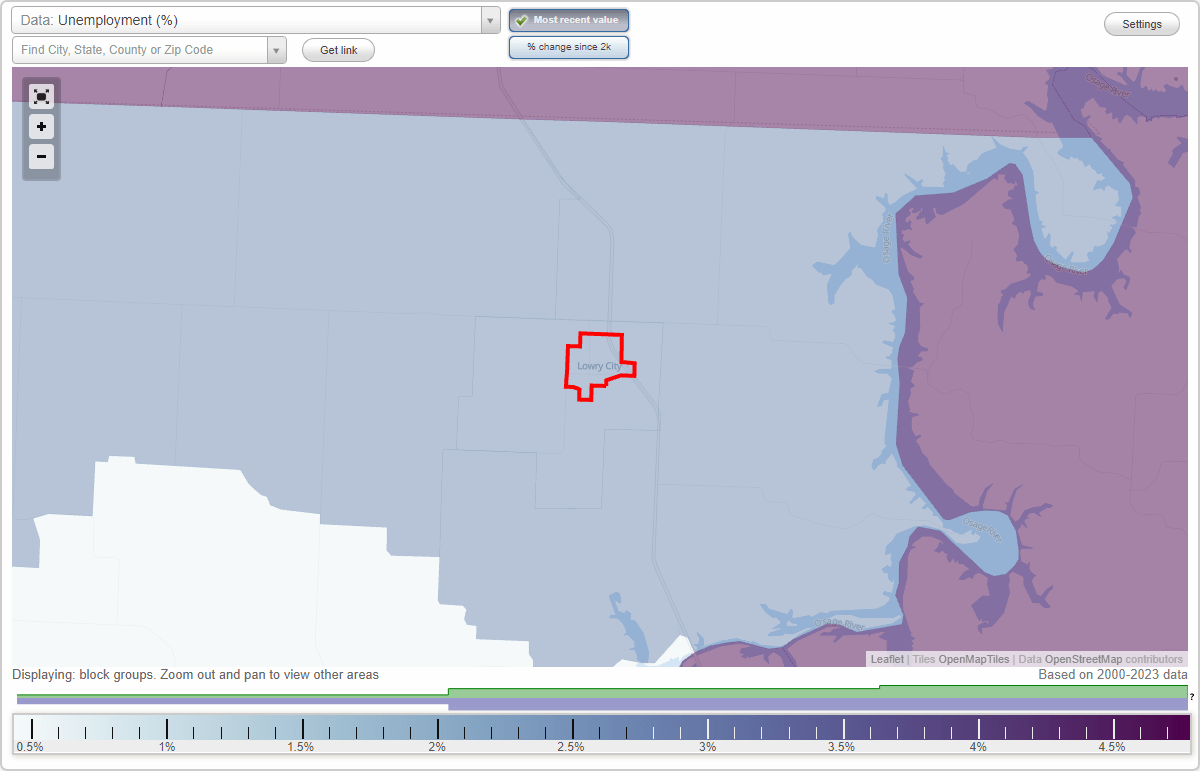Work and Jobs in Lowry City, Missouri (MO) Detailed Stats Occupations