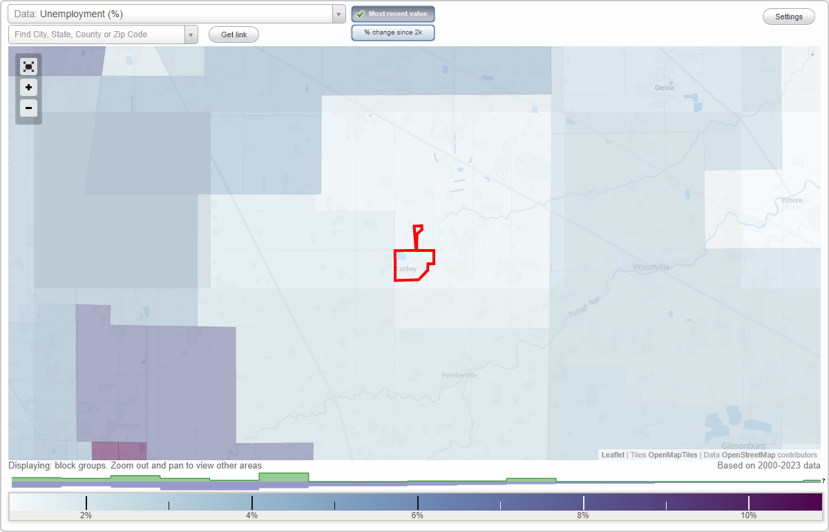 Work and Jobs in Luckey, Ohio (OH) Detailed Stats Occupations