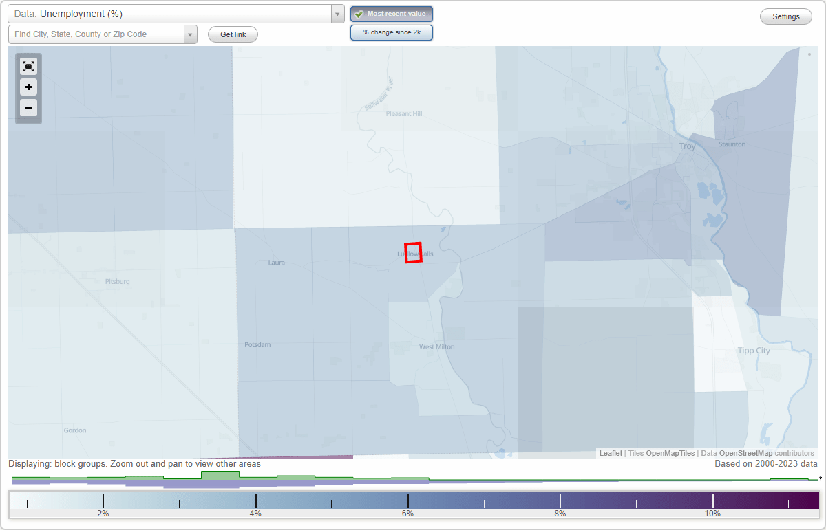 Work and Jobs in Ludlow Falls, Ohio (OH) Detailed Stats Occupations