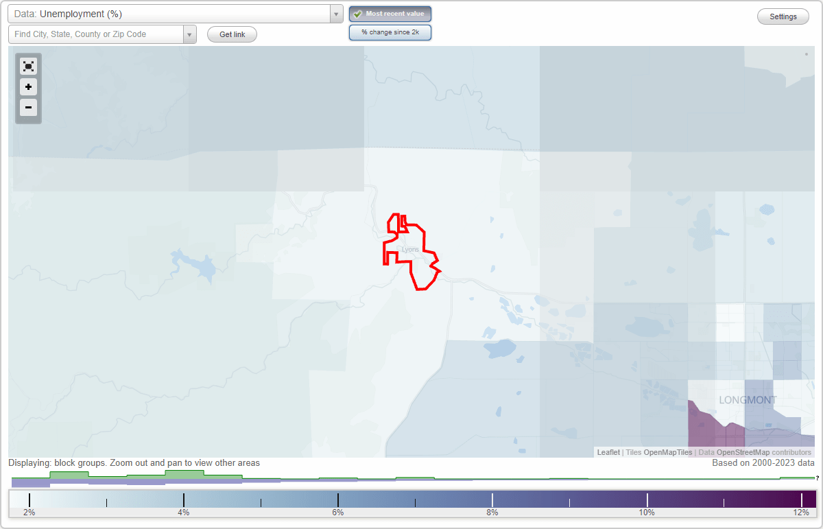 Work and Jobs in Lyons, Colorado (CO) Detailed Stats Occupations