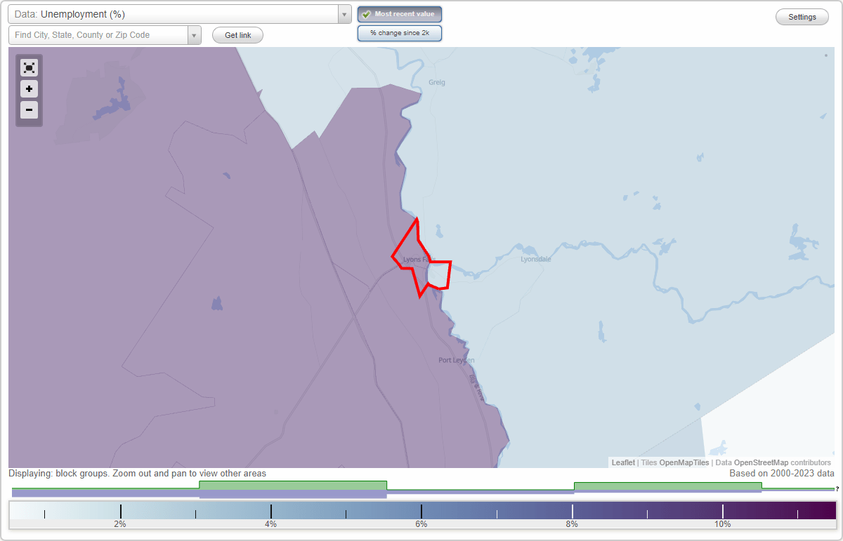 Work and Jobs in Lyons Falls, New York (NY) Detailed Stats Occupations