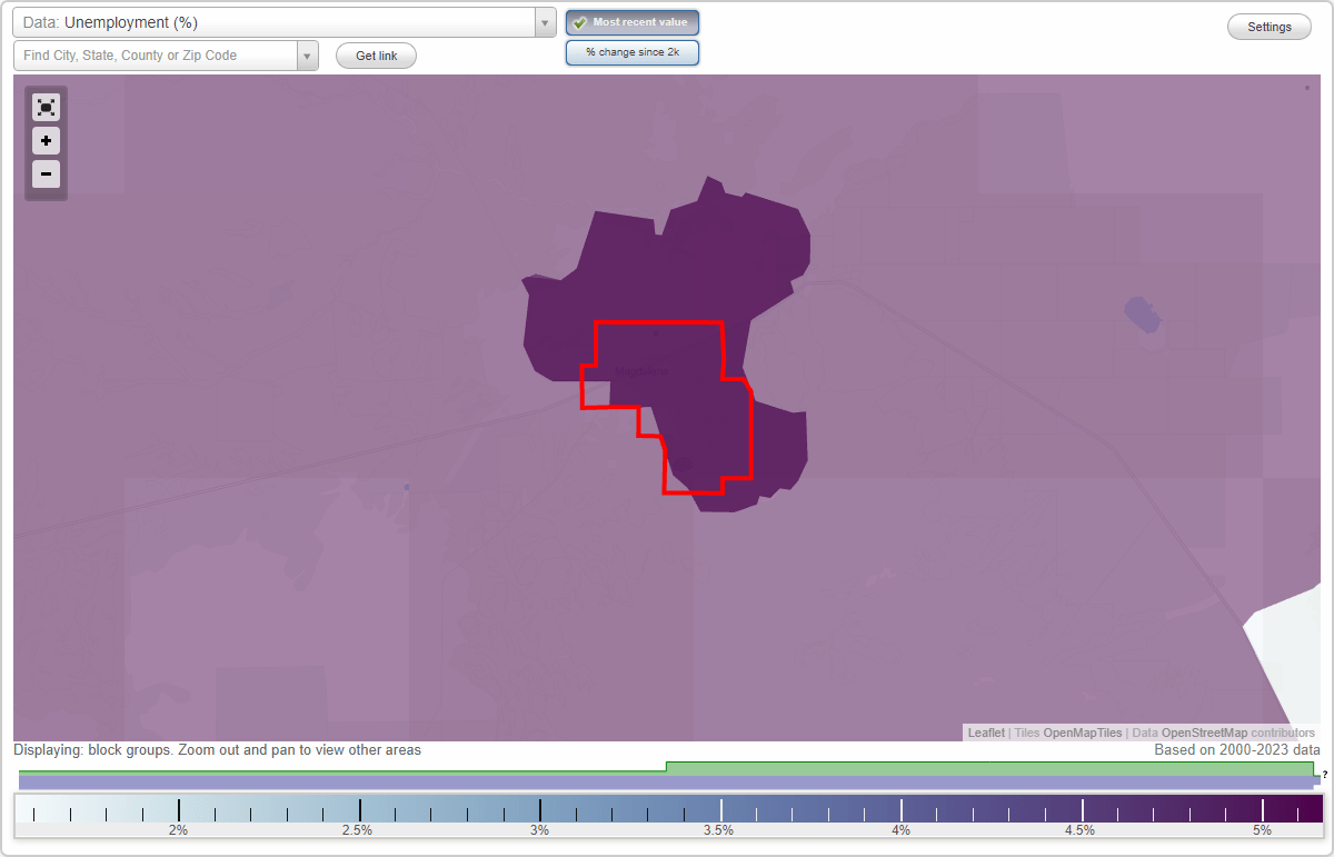Work and Jobs in Magdalena, New Mexico (NM) Detailed Stats Occupations