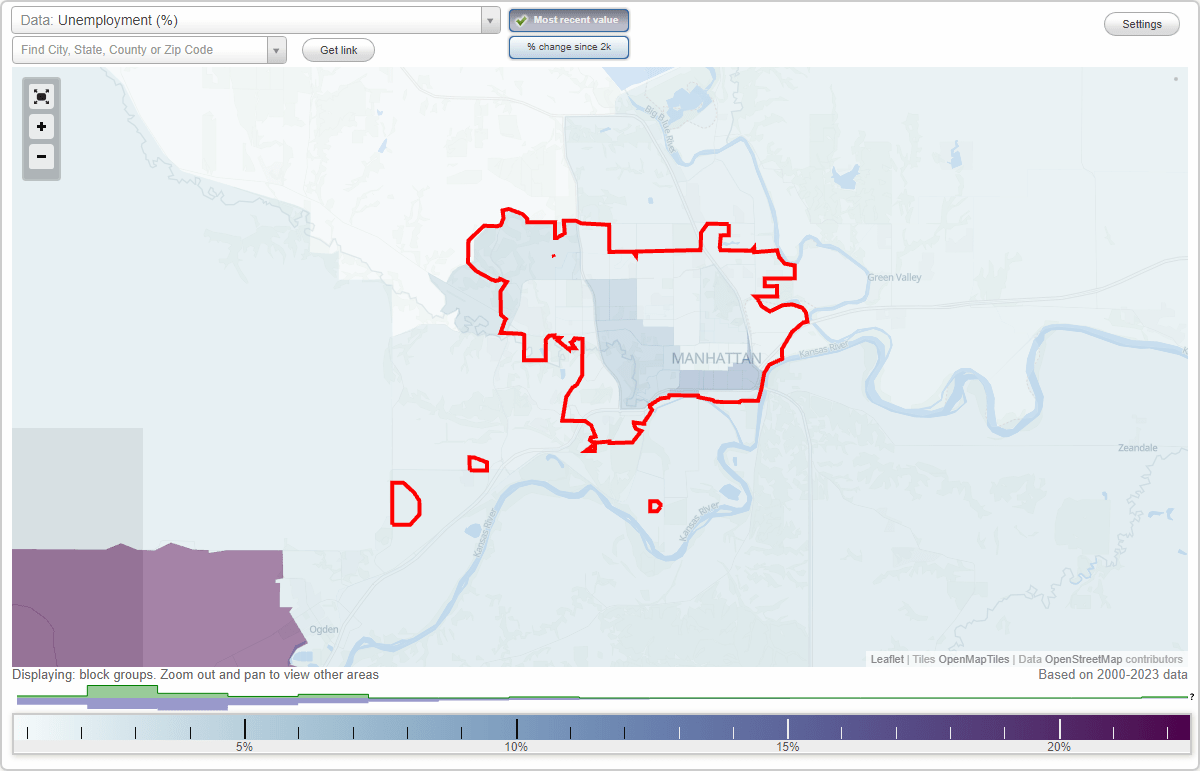 Work and Jobs in Manhattan, Kansas (KS) Detailed Stats Occupations