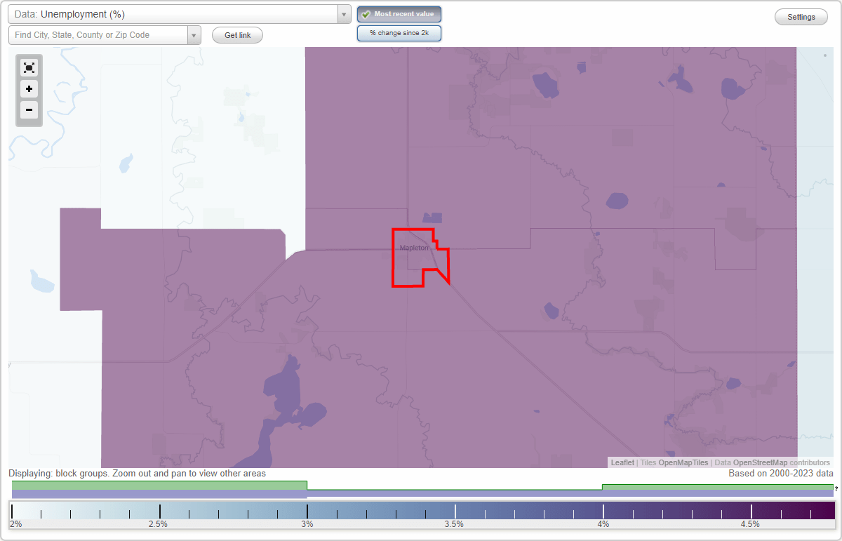 Work and Jobs in Mapleton, Minnesota (MN) Detailed Stats Occupations