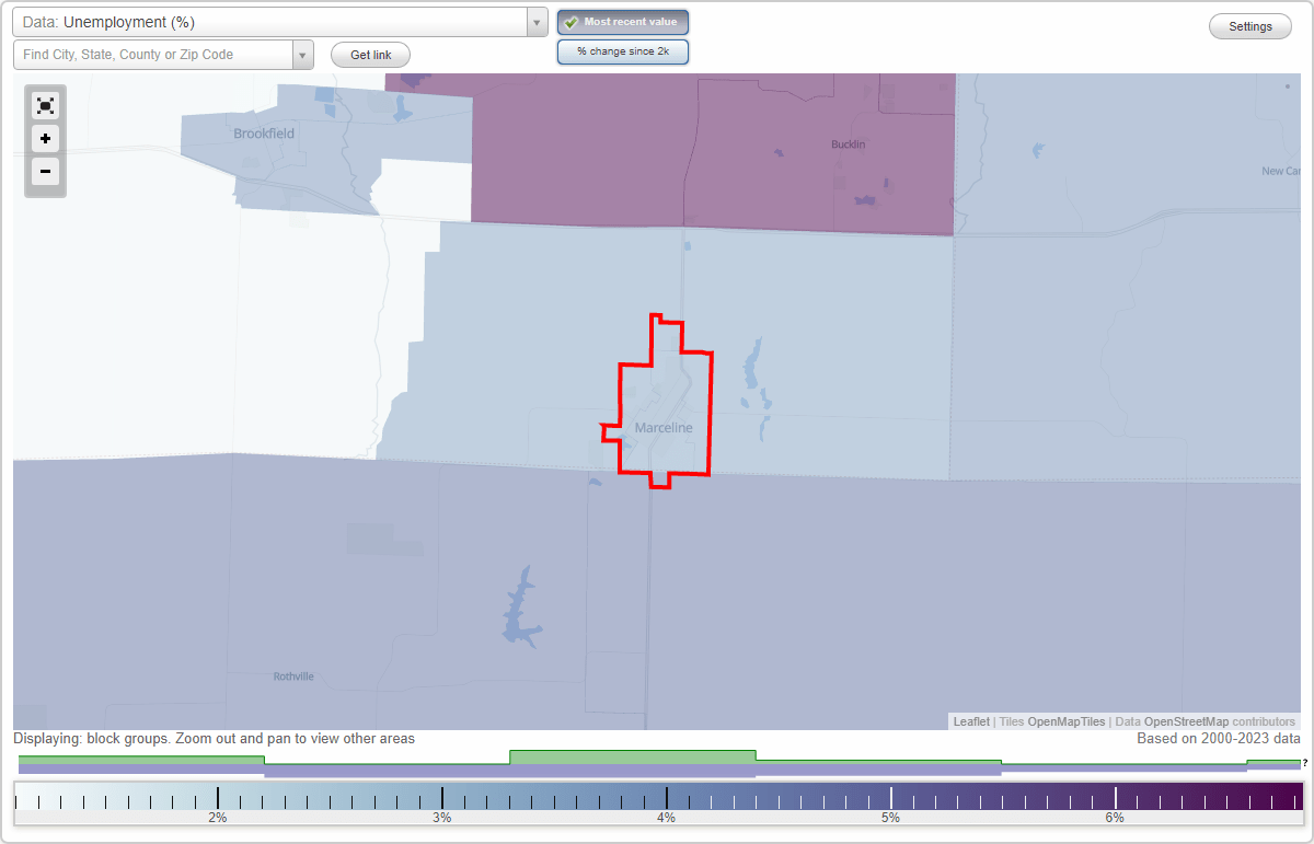 Work and Jobs in Marceline, Missouri (MO) Detailed Stats Occupations
