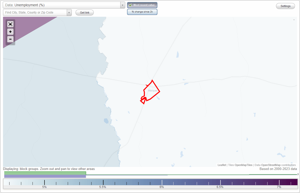 Work and Jobs in Marquez, Texas (TX) Detailed Stats Occupations, Industries, Unemployment