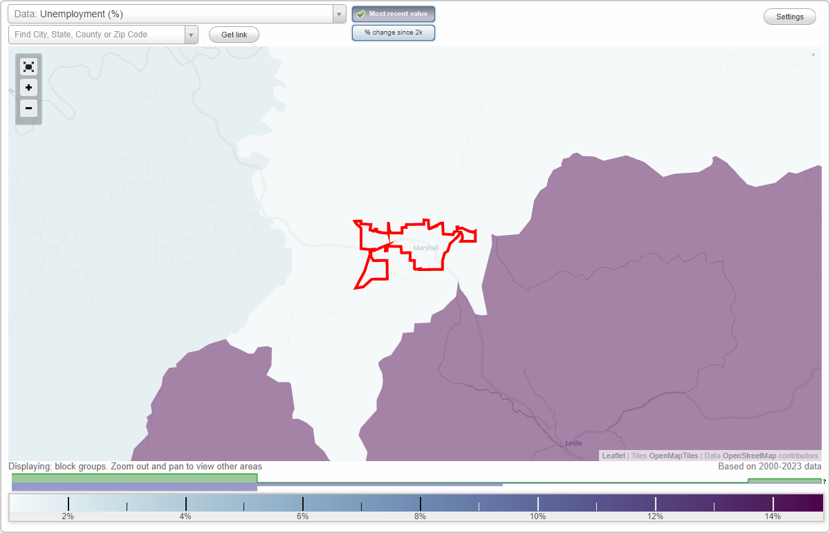 Work and Jobs in Marshall, Arkansas (AR) Detailed Stats Occupations