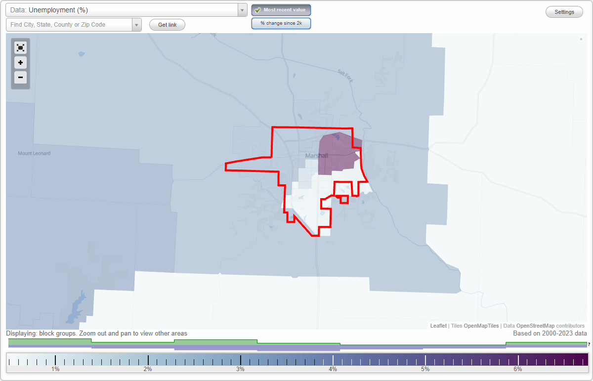 Work and Jobs in Marshall, Missouri (MO) Detailed Stats Occupations