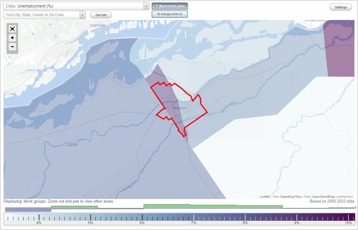 Work and Jobs in Massena, New York (NY) Detailed Stats Occupations